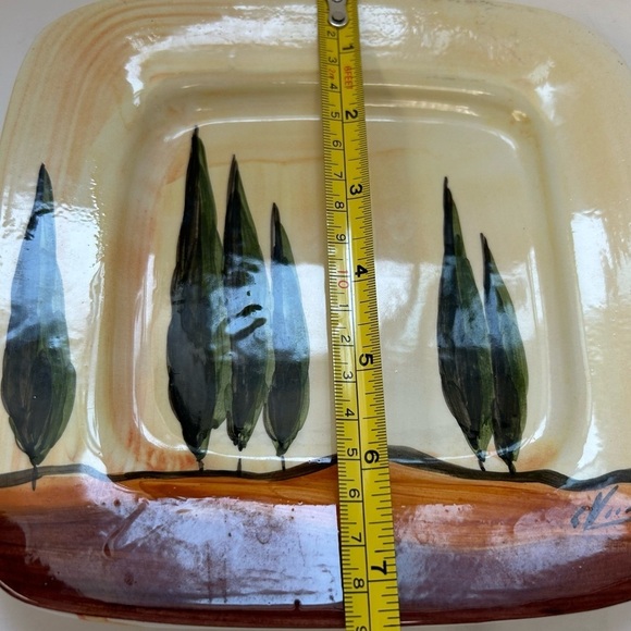 Castello Banti / hand painted / Artist signed/ trinket / decorative wall plate - Picture 6 of 9